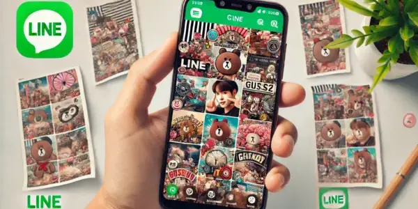 LINEの背景に写真貼り付け！複数のせる方法を2つ紹介。プロフィールもトークもかわいく